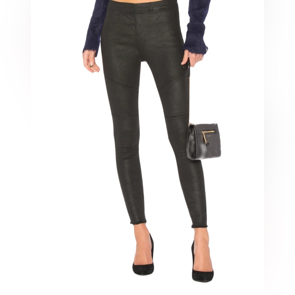 DL1961 leather coated Haven skinny jeans size 25